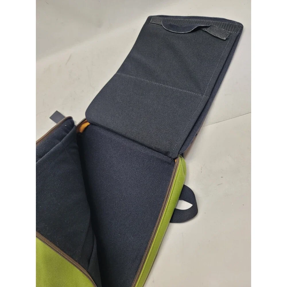 Waterfield Designs SF Bags Ipad Tablet Green Crossbody Bag Leather Trim
